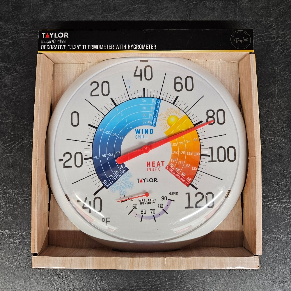 Taylor Thermometer with Hygrometer *NEW